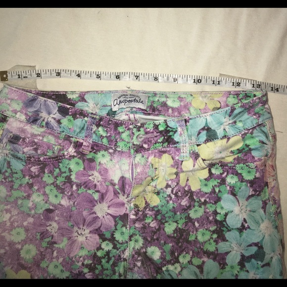 Aeropostale Ashley Ultra Skinny Flower Pant - Picture 3 of 4
